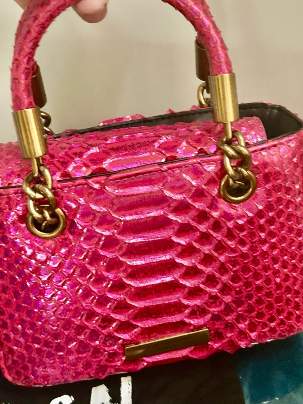 🔥Kurt Geiger London Mini Square Kensington Croc-Embossed Leather LOW PRICE! 💝💞 - Picture 13 of 13
